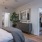 Spacious bedroom with walk-in closet